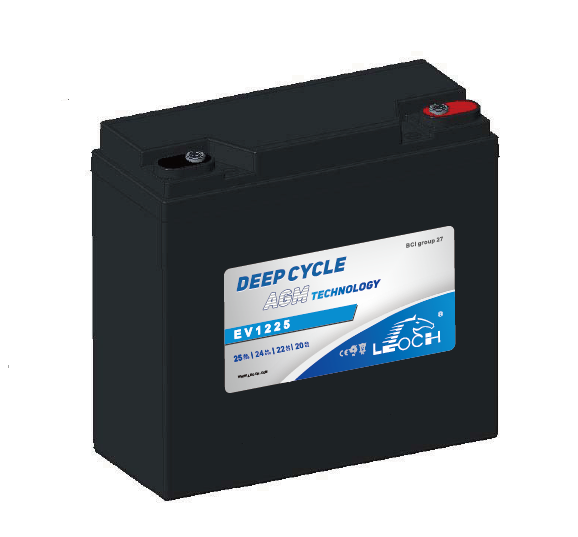 Electric Vehicle Battery LEOCH EV1225 (AGM-GEL Type) 12V 25Ah - rungseng