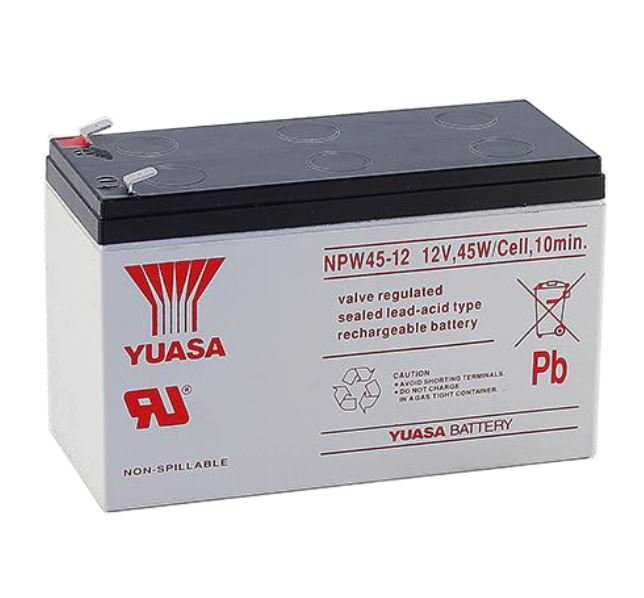แบตเตอรี่ YUASA NPW45-12 (VRLA Type) 12V 45W (7.5Ah) - rungseng