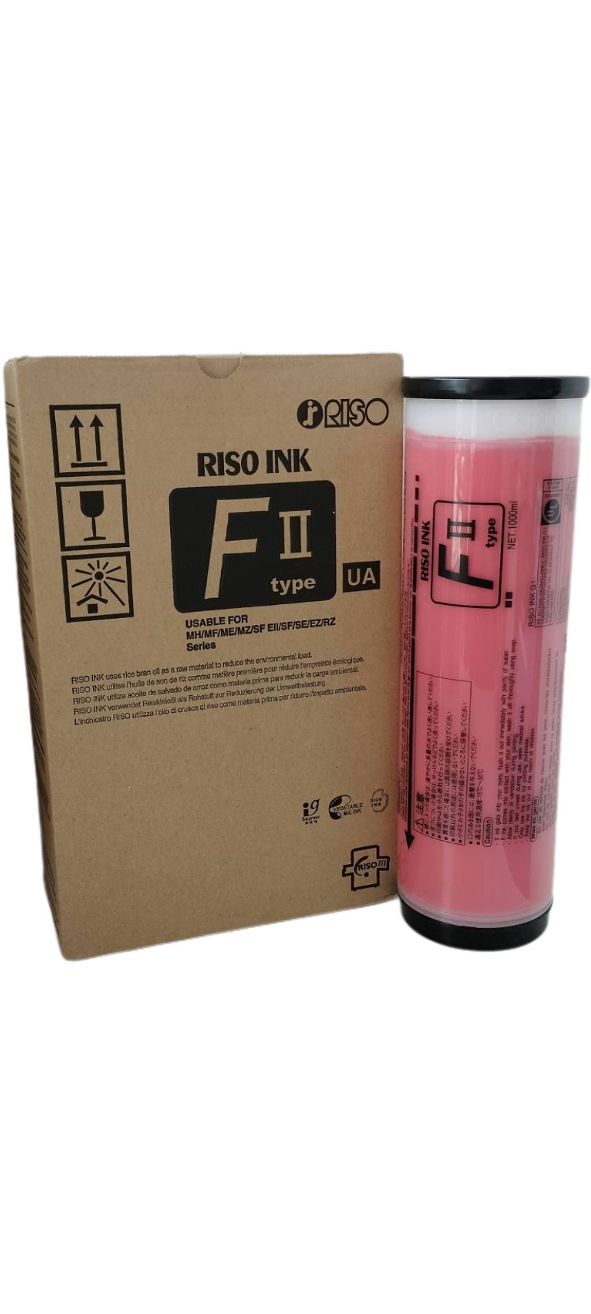 Riso SFII S-8115UA หมึกพิมพ์สำเนา สีแดงไบรเรด (Bright Red)