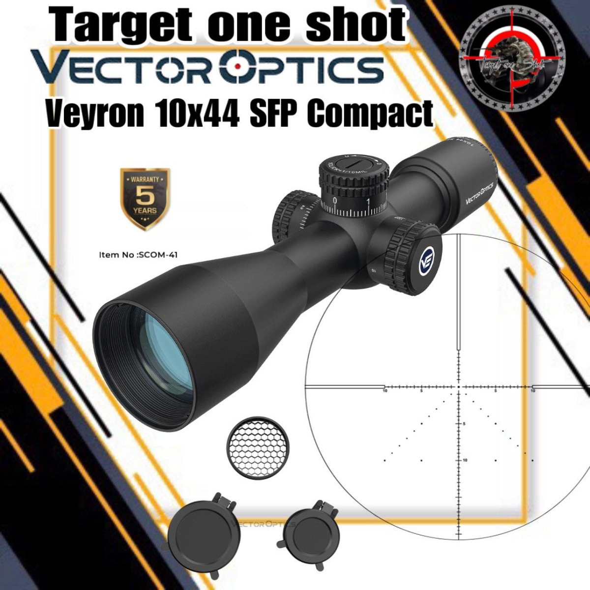 Vector Optics Veyron Plus 10x30 Zero HFT – Retícula Iluminada, Tubo 30 mm Vector Optics Veyron Plus 10x30 Zero HFT – Retícula Iluminada, Tubo 30 mm