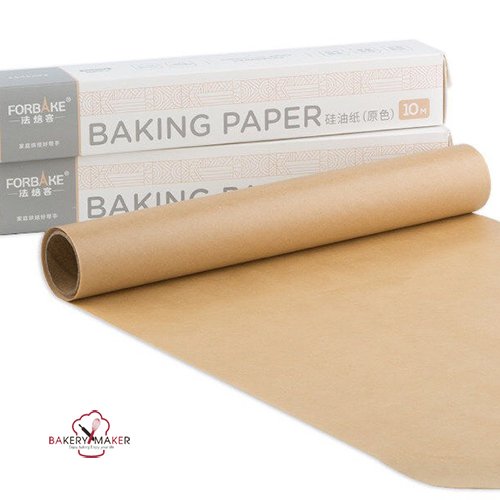 Non-Stick Baking paper กระดาษรองอบสีน้ำตาล 20 แผ่น
