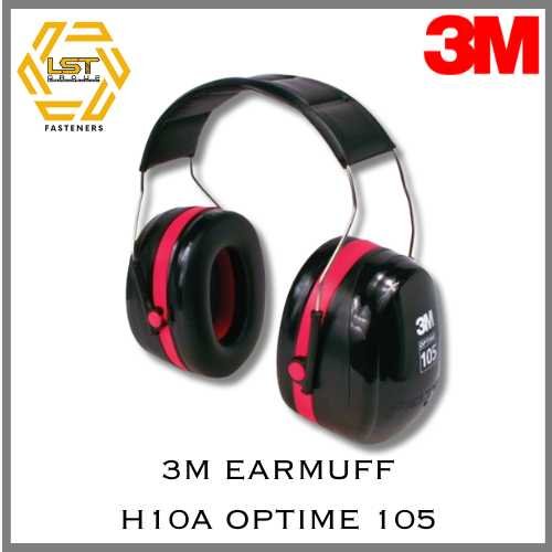 Ear Muff Sample 3M Earmuff Optime 105 H10A NRR 30 dBA