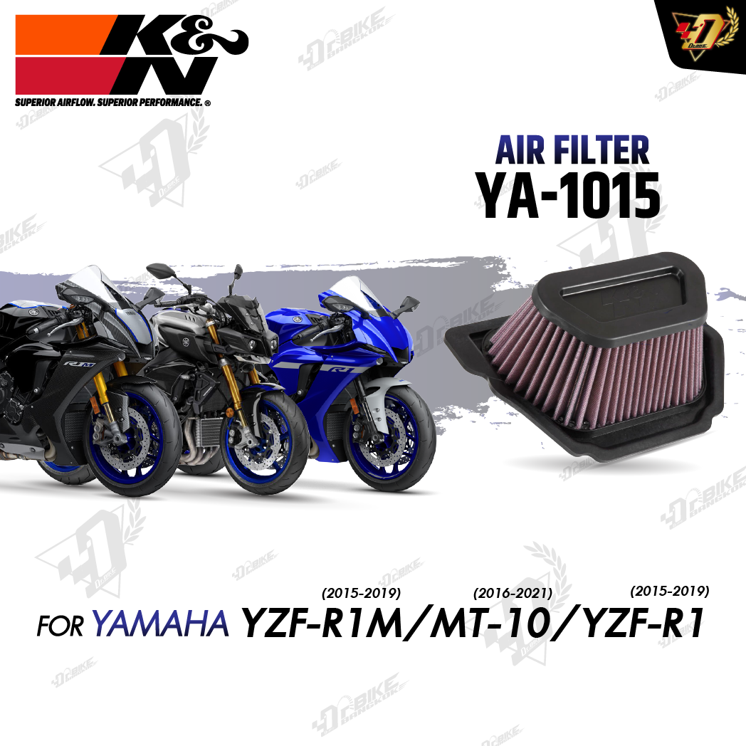 Filtre à air K&N YA-1015 - Yamaha MT10 et YFZ-R1 2015 et Filtre à air K&N YA-1015 - Yamaha MT10 et YFZ-R1 2015 et