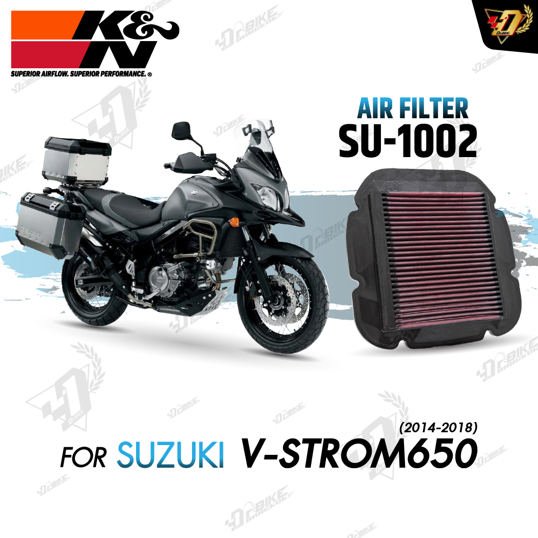 K&N Luftfilter SU-1002 – Waschbar, Leistungssteigernd, Für Bessere Motorleistung