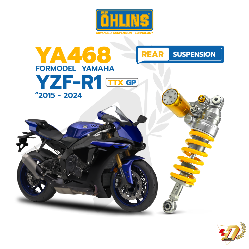Amortisseur Arrière Öhlins YA 468 YAMAHA YZF R1-M de 2021 main image 0