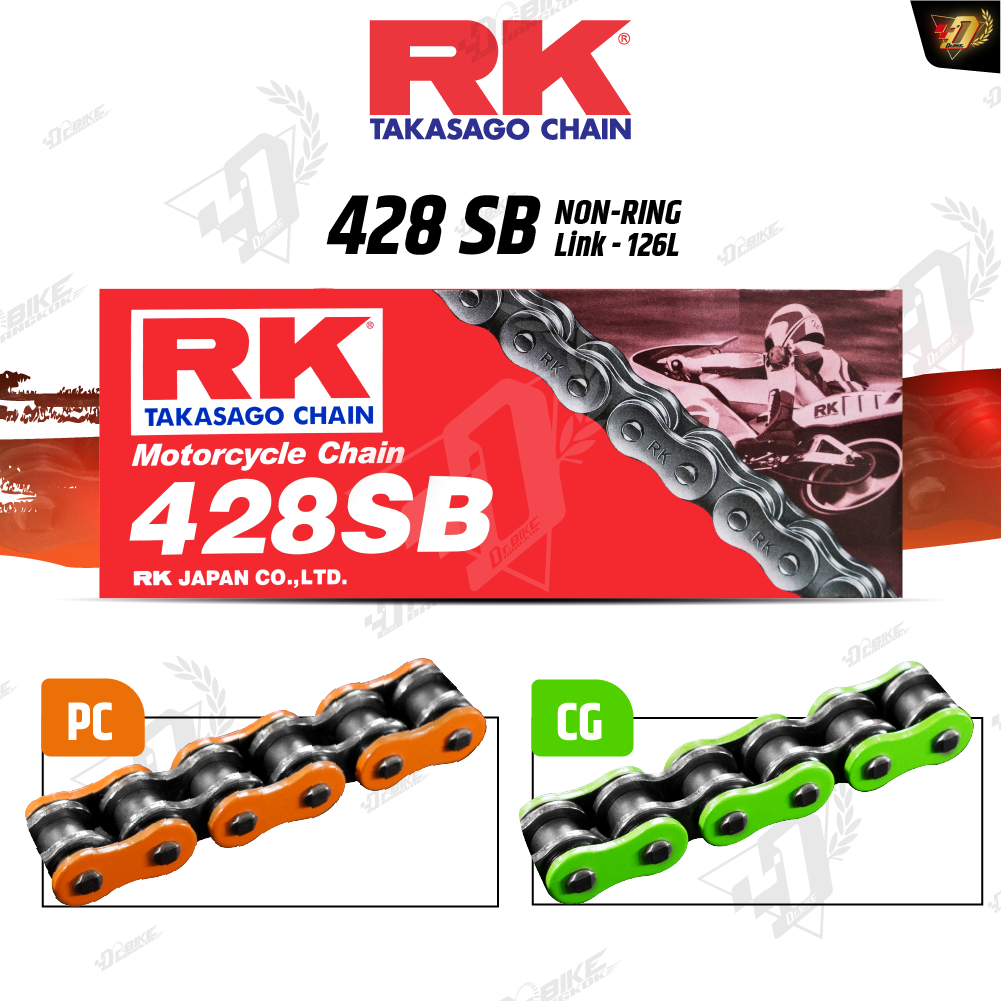 CHAIN RK 428SB NON-RING 126L