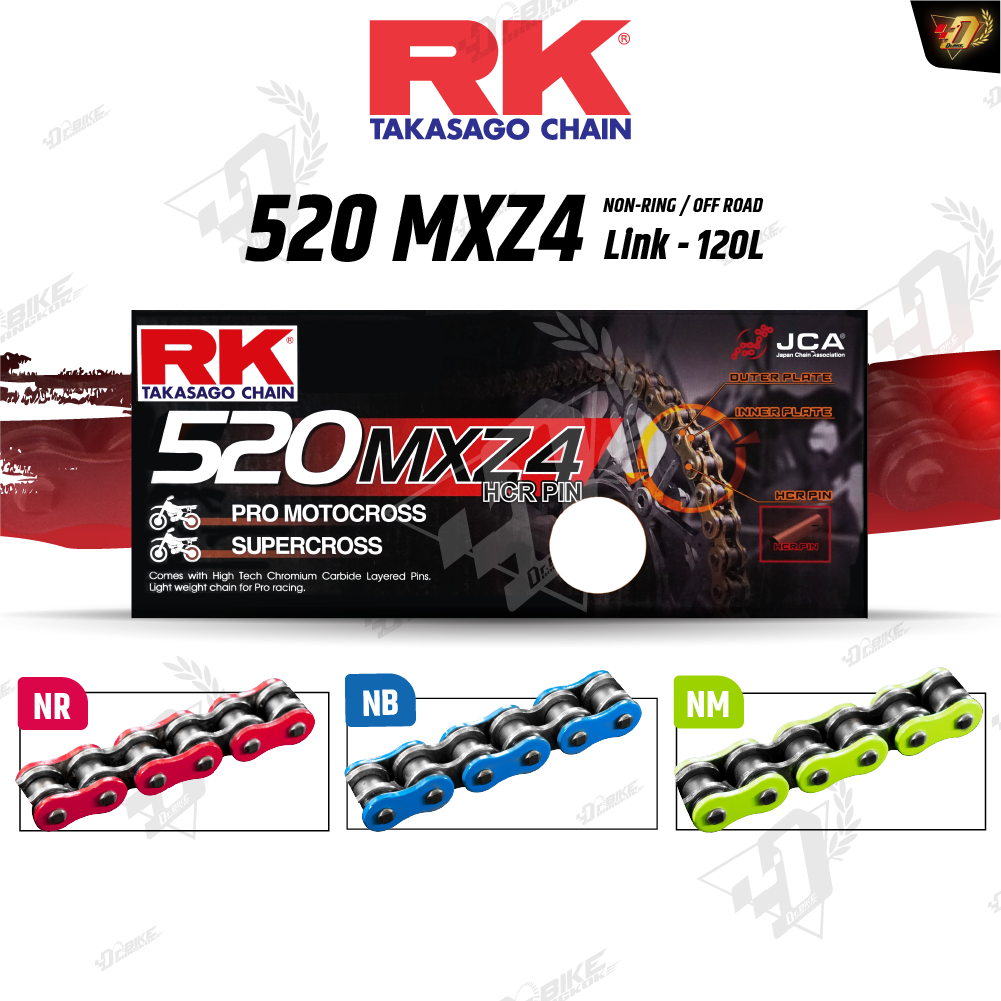 CHAIN RK 520MXZ4 NON-RING 120L