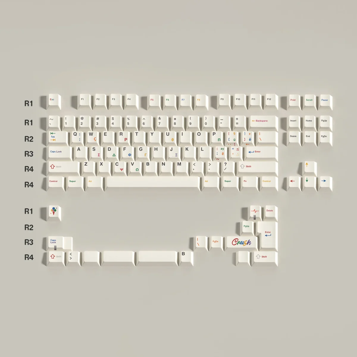 WOBKEY Crush Series PBT Keycaps