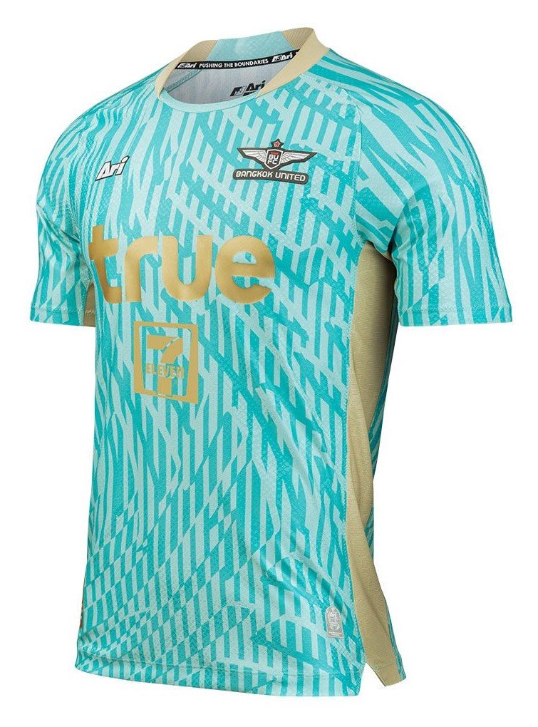 202324 Bangkok United Thailand Football Soccer League Jersey Shirt GK Green Player Edition