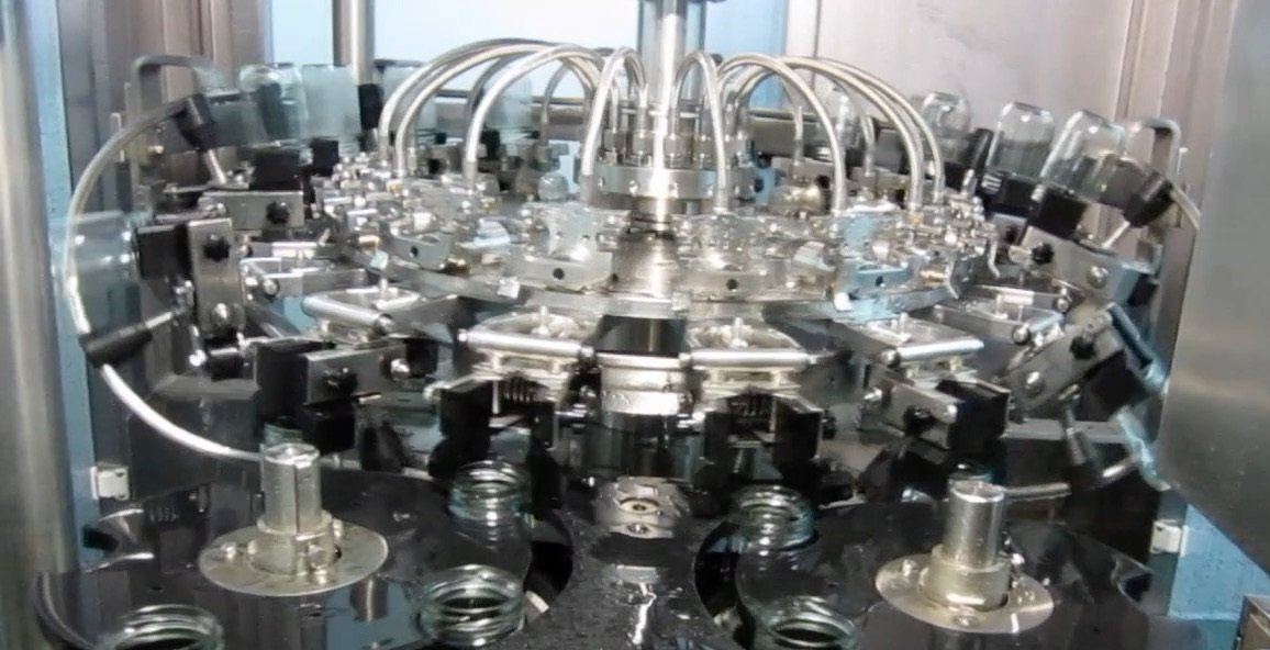 Automatic Rotary 25 Head Rinser