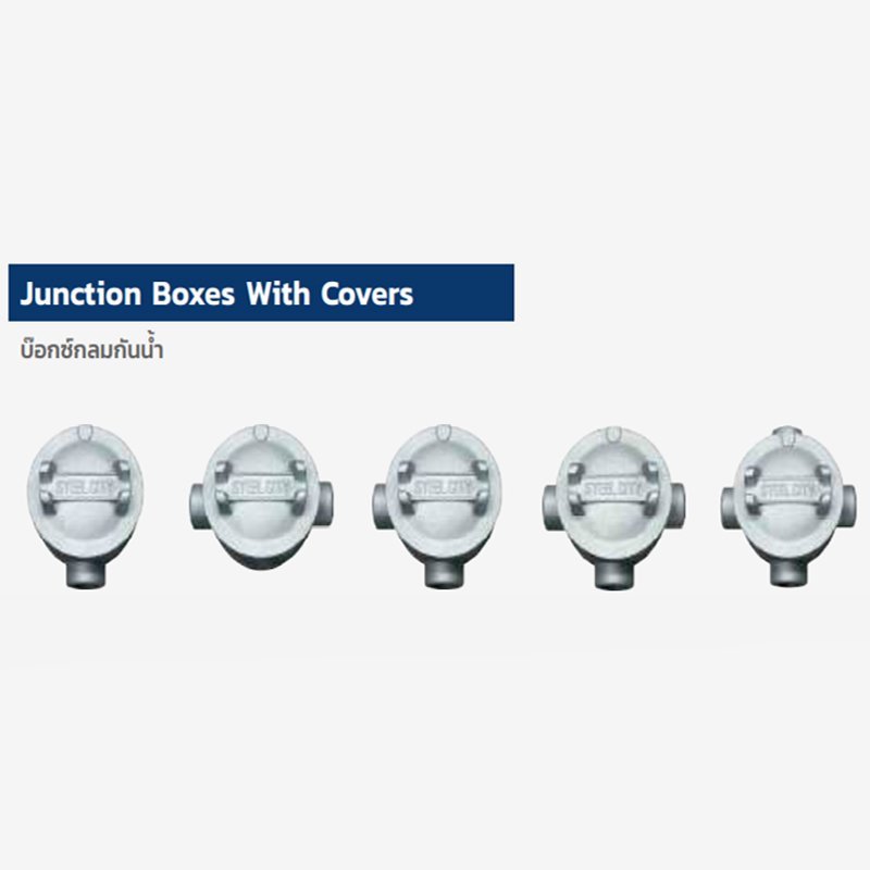 J Box Rear Covers JUNCTION BOXES WITH COVER