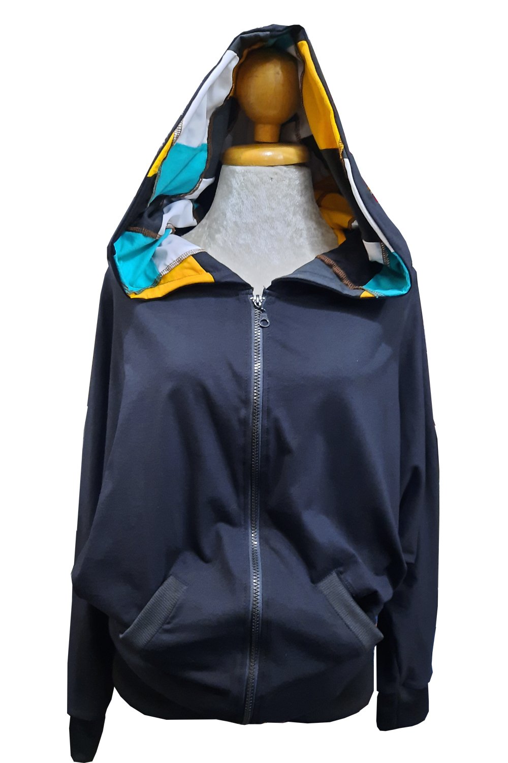 Women's Loose Jacket with Patch Hooed - udgoriginal
