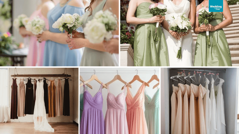 bridesmaid dresses bangkok & Groomsmen Dress Shops in Length:Gown Length with Puddle Train Color_Teal Blue Miu Miu Kids -
