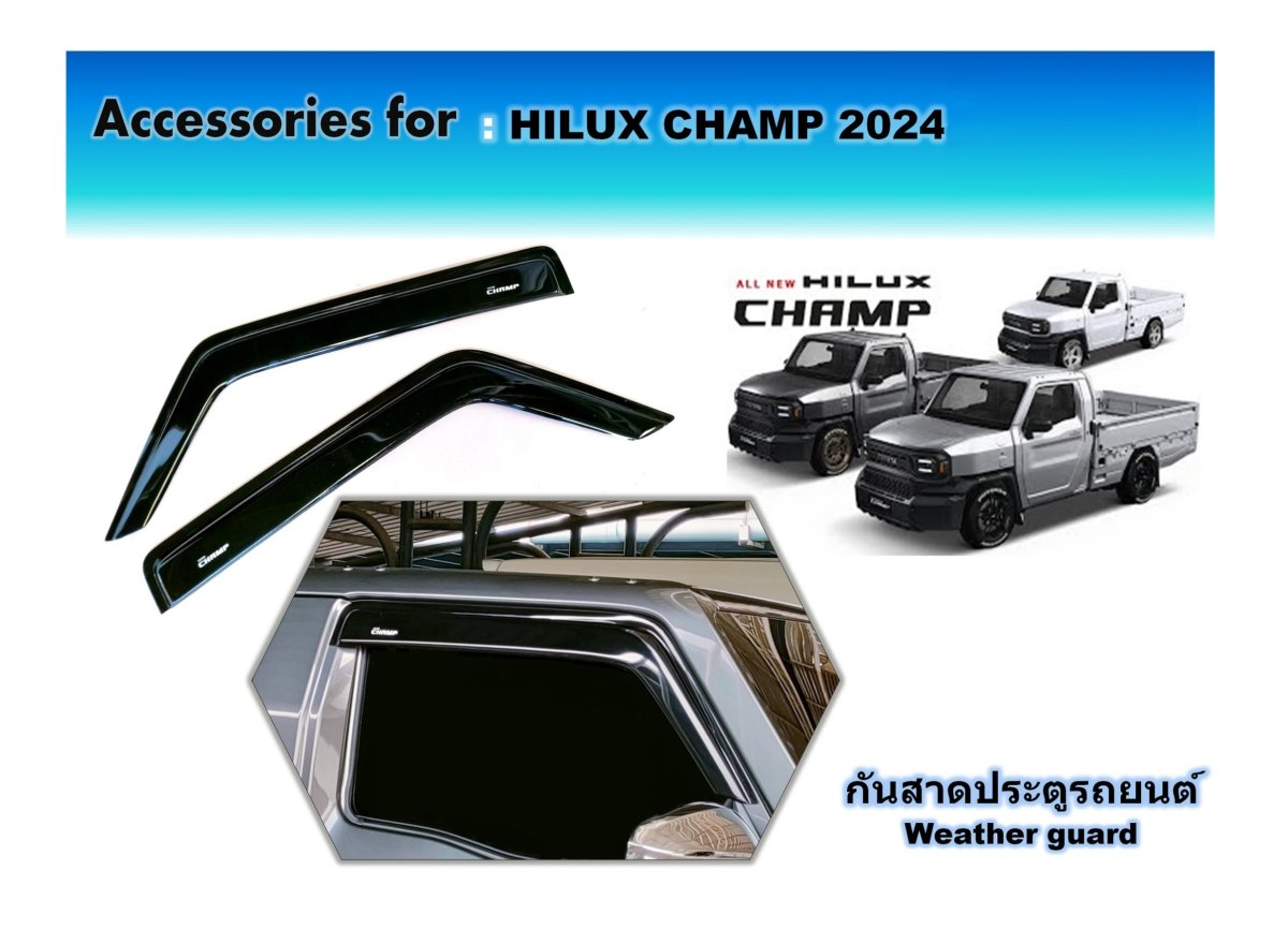 Weather Guard Hilux Champ 2024 Kawitaauto4x4   1 1 Weather Guard Copy 3 