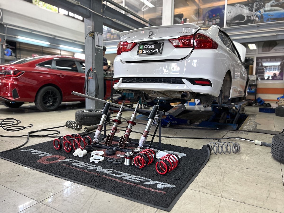 [PROFENDER]Honda City GM6 | โช้คอัพ Profender Drift Series | สตรัทปรับ ...