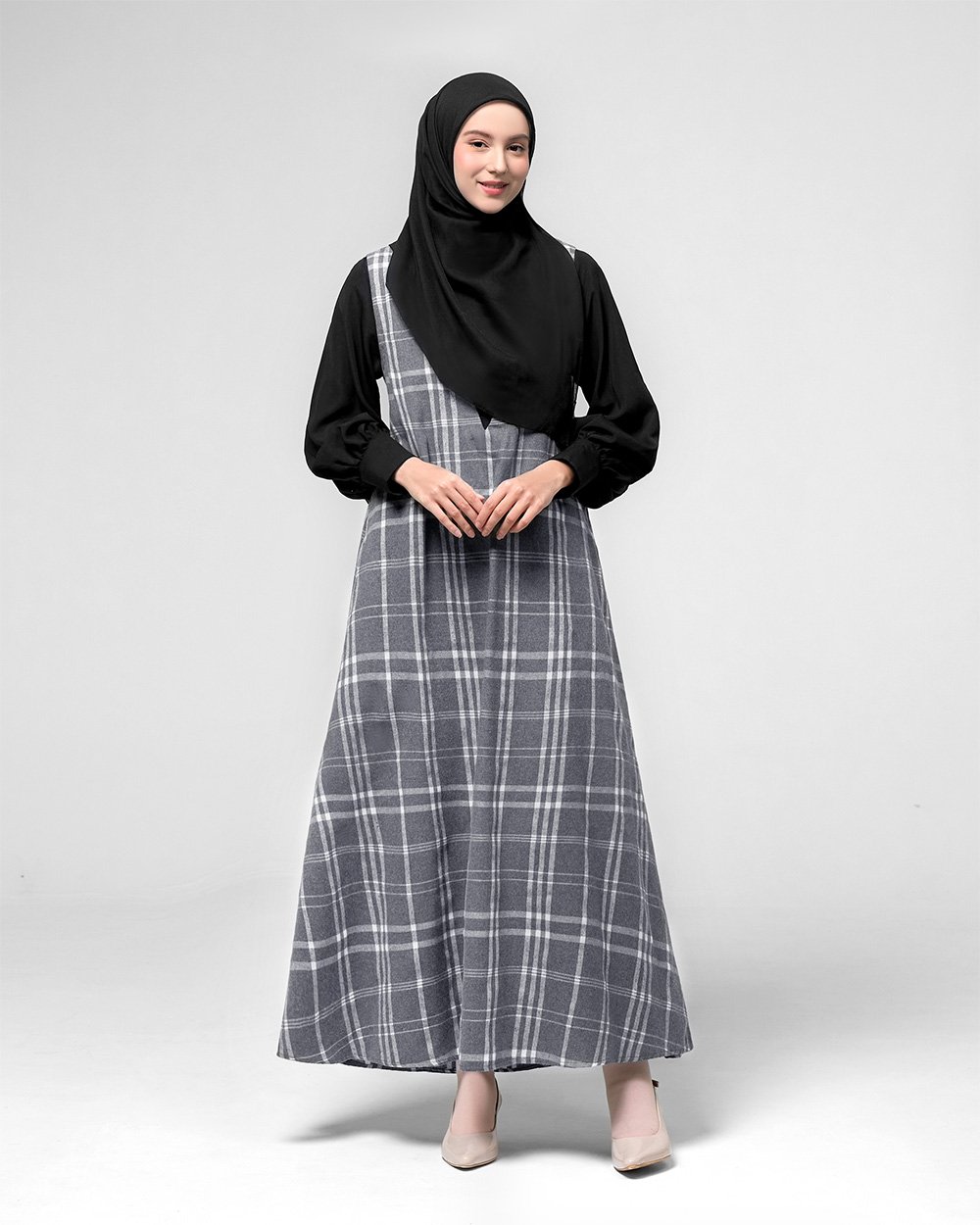 Liona Shirt Dress - Grey main image 1