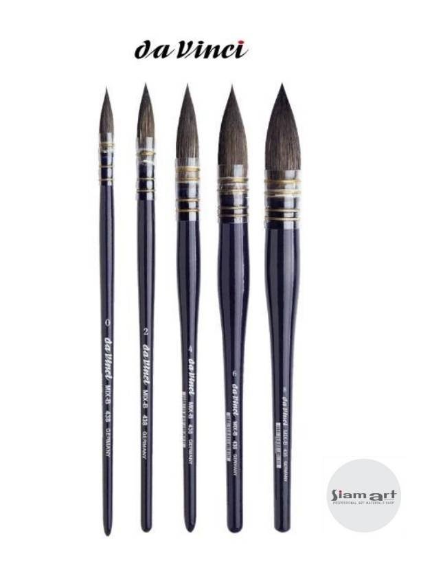da Vinci Brushes 5598 Casaneo Künstlerpinsel-Set, groß, rund, Größen 5 da Vinci Brushes 5598 Casaneo Künstlerpinsel-Set, groß, rund, Größen 5