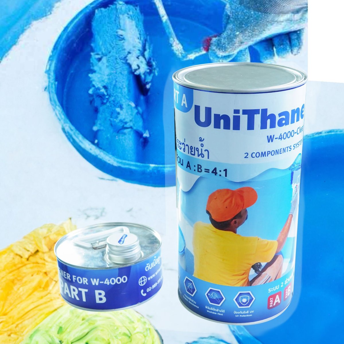 ทินเนอร์ สำหรับ สีรองพื้นอีพ็อกซี่ ระบบ 2 ส่วน M-68/Thinner For Epoxy 2 ...
