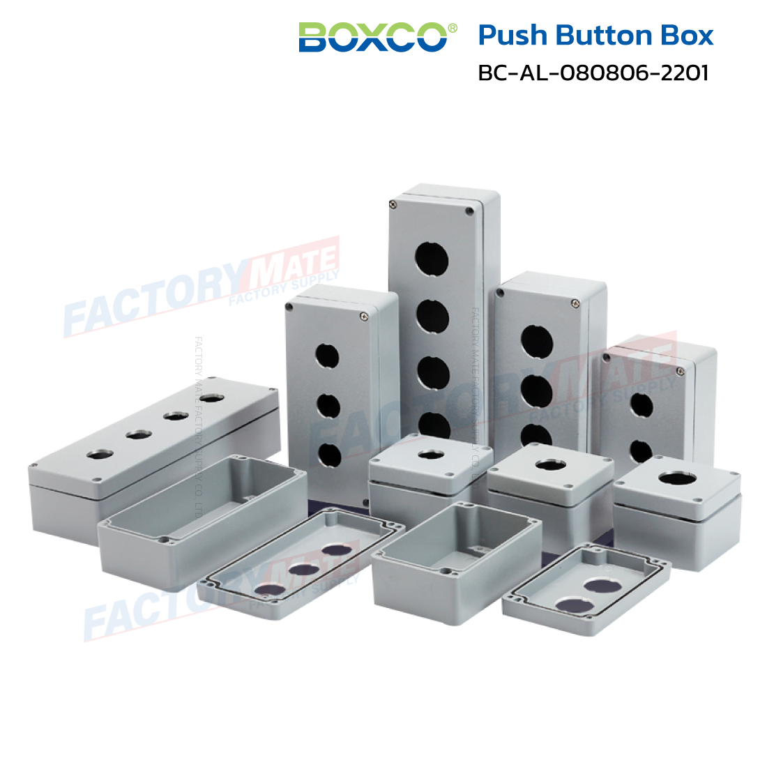 Aluminium Push Button Boxes Water Proof IP66/67: กล่องอลูมิเนียมใส่ปุ่ม ...