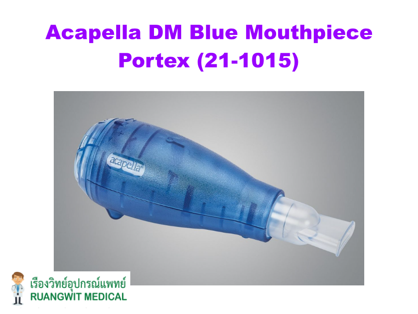 Acapella DM Blue Mouthpiece - Portex (21-1015) - ruangwitmedical