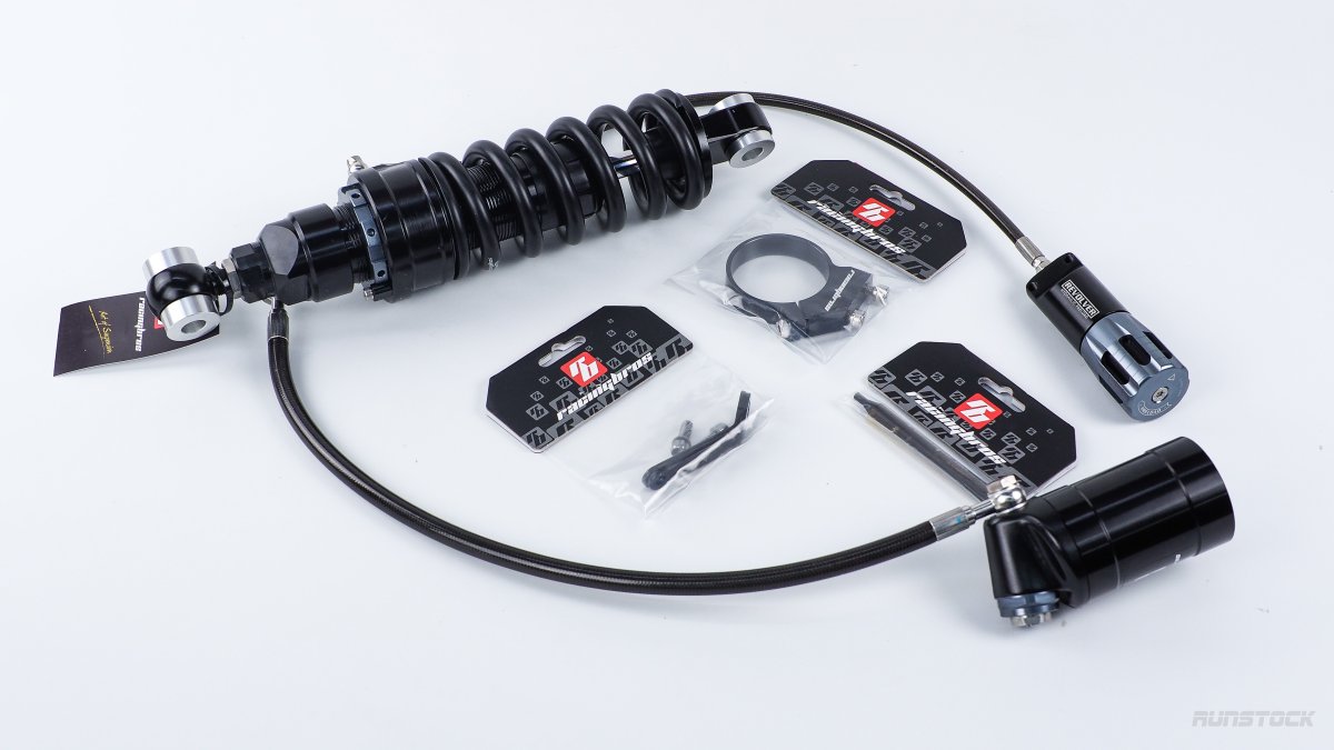 Single Rear Shock Racing Bros - HLR Single Rear Shock Softail M8