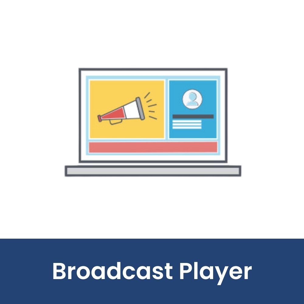 Broadcaster Computer Broadcast Player