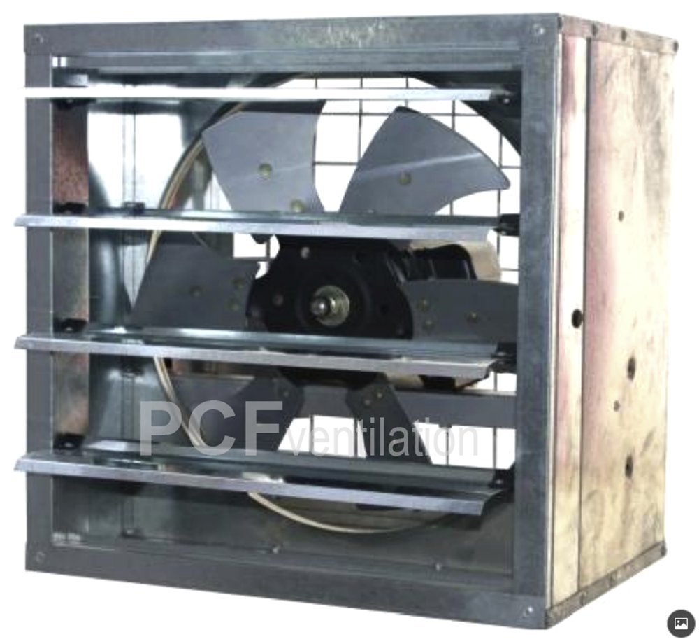 PCF พัดลมดูดอากาศ พร้อมบานเกล็ดปิด-เปิด Model : SF-G Series