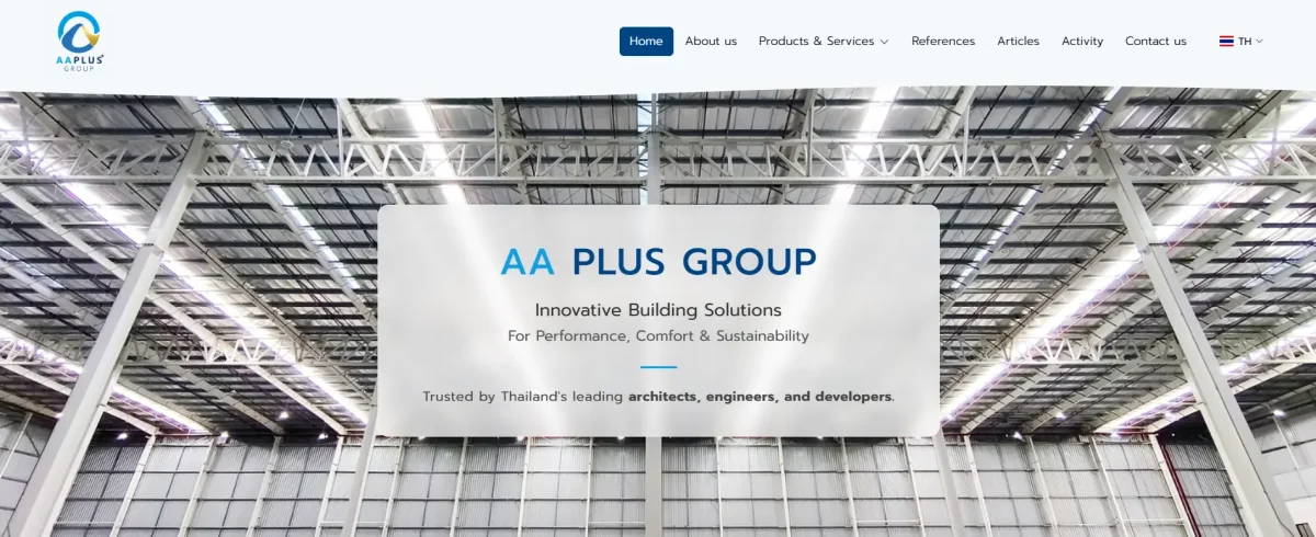 AA Plus Group | ผู้นำนวัตกรรมฉนวนกันความร้อน ระบบระบายอากาศ
