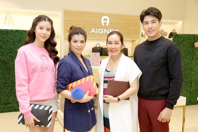 ฉลองเปิด “บูติก AIGNER” ที่แรกในไทย “เคน & เอสเธอร์” เปิดโชว์คอลฯ ล่าสุดจากมิลาน #AIGNERLOVE 