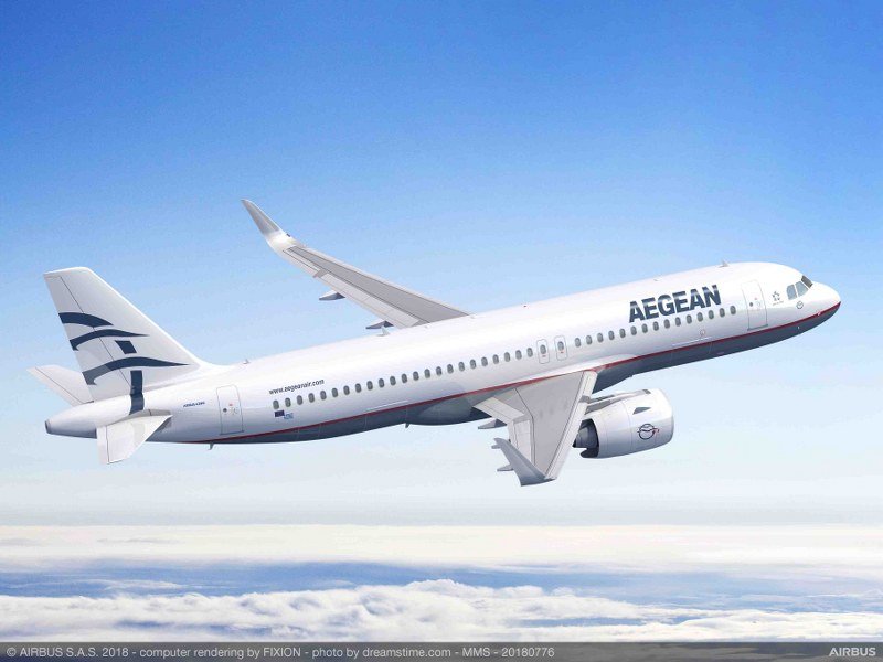 Aegean Airlines เลือกใช้เครื่องบินตระกูล เอ320 นีโอ 30 ลำ ตอกย้ำการเติบโตของสายการบิน