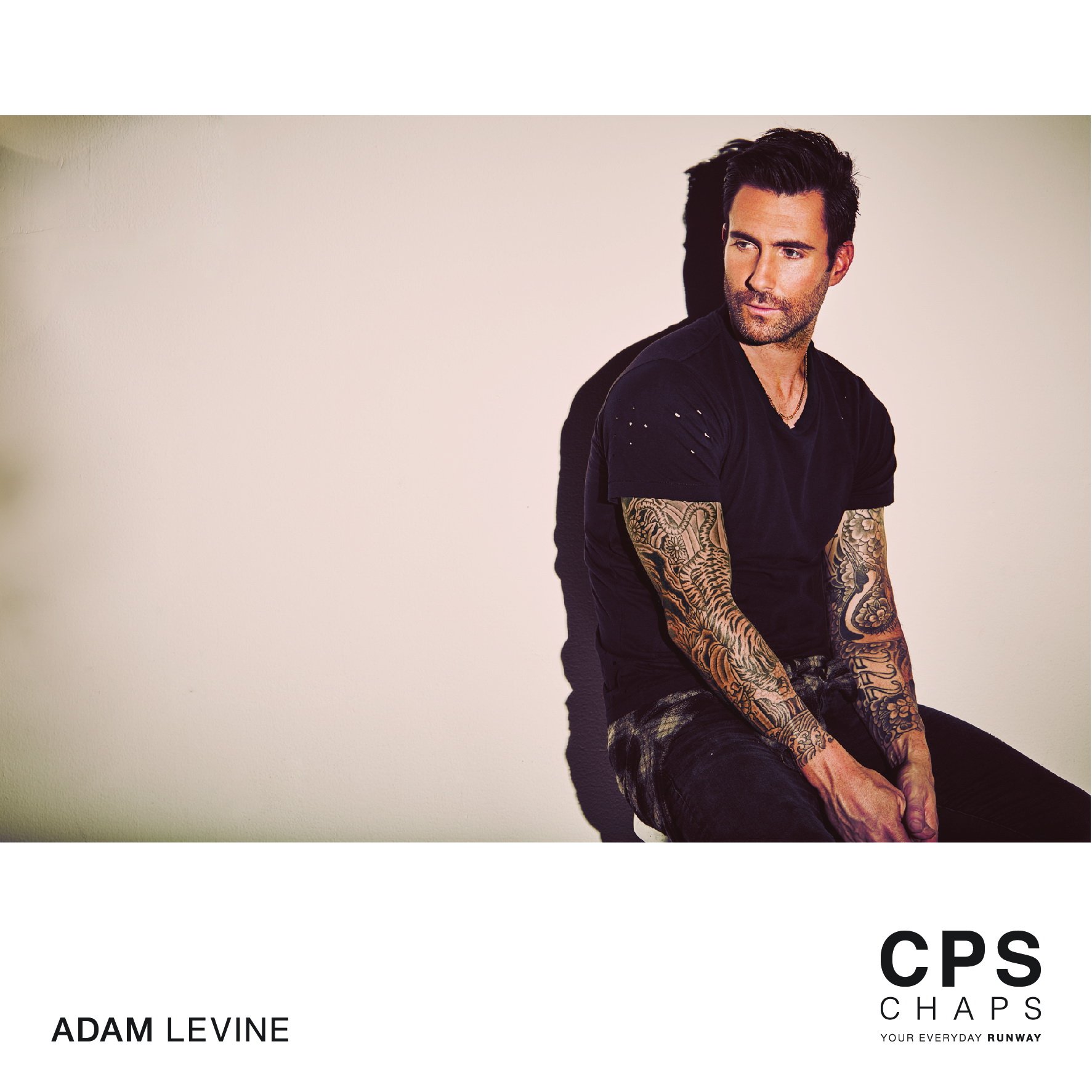 CPS CHAPS ช็อควงการแฟชั่นคว้า Adam Levine มาเป็นพรีเซ็นเตอร์                                                          