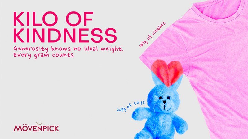 Mövenpick Hotels & Resorts เดินหน้าโครงการเพื่อการกุศล 'Kilo of Kindness' อีกครั้ง  Mövenpick Hotels & Resorts เดินหน้าโครงการเพื่อการกุศล 'Kilo of Kindness' อีกครั้ง