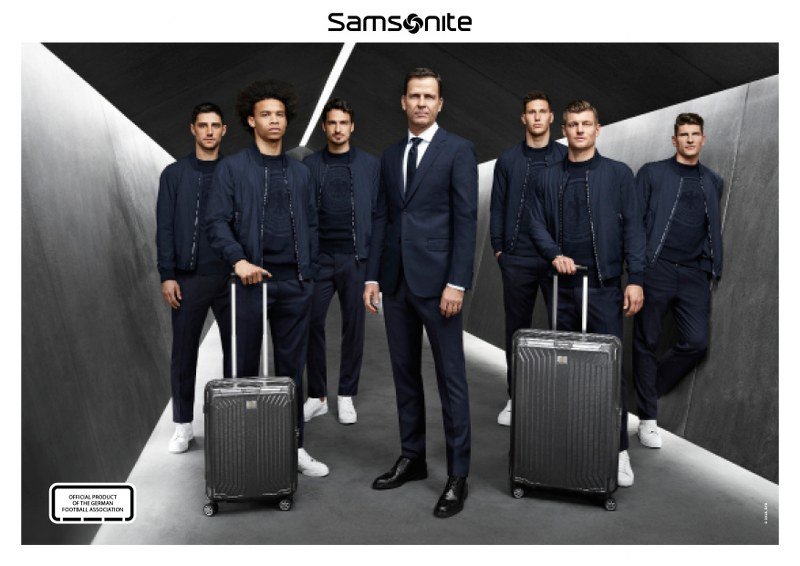 Samsonite อิงกระแส FIFA World Cup 2018 เปิดตัวกระเป๋าเดินทางดีไซน์พิเศษ "Die Mannschaft"  Samsonite อิงกระแส FIFA World Cup 2018 เปิดตัวกระเป๋าเดินทางดีไซน์พิเศษ "Die Mannschaft"