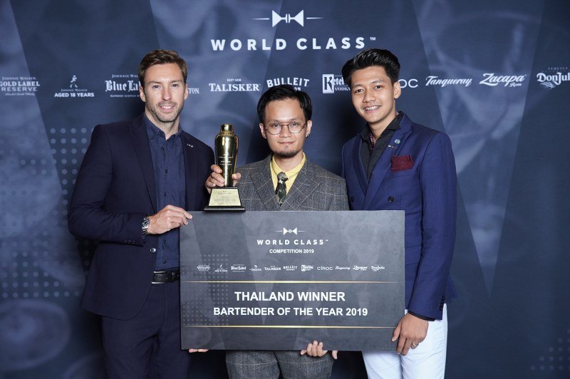 กิติบดี ช่อทับทิม คว้าแชมป์ “DIAGEO RESERVE WORLD CLASS THAILAND 2019”  