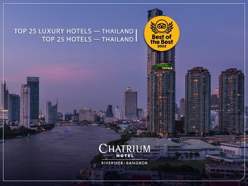 ชาเทรียม ริเวอร์ไซด์ กรุงเทพฯ และเอ็มโพเรียมสวีท ได้รางวัล Travellers’ Choice Best of the Best 2022 ชาเทรียม ริเวอร์ไซด์ กรุงเทพฯ และเอ็มโพเรียมสวีท ได้รางวัล Travellers’ Choice Best of the Best 2022