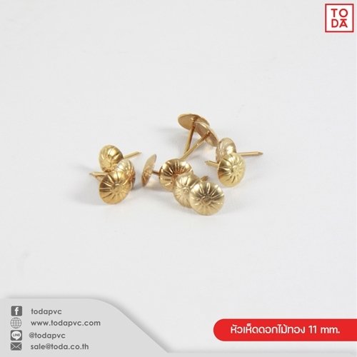 Golden Flower pins11 mm.