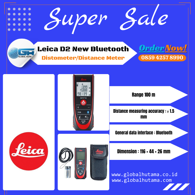 Leica Disto D2 New Bluetooth 