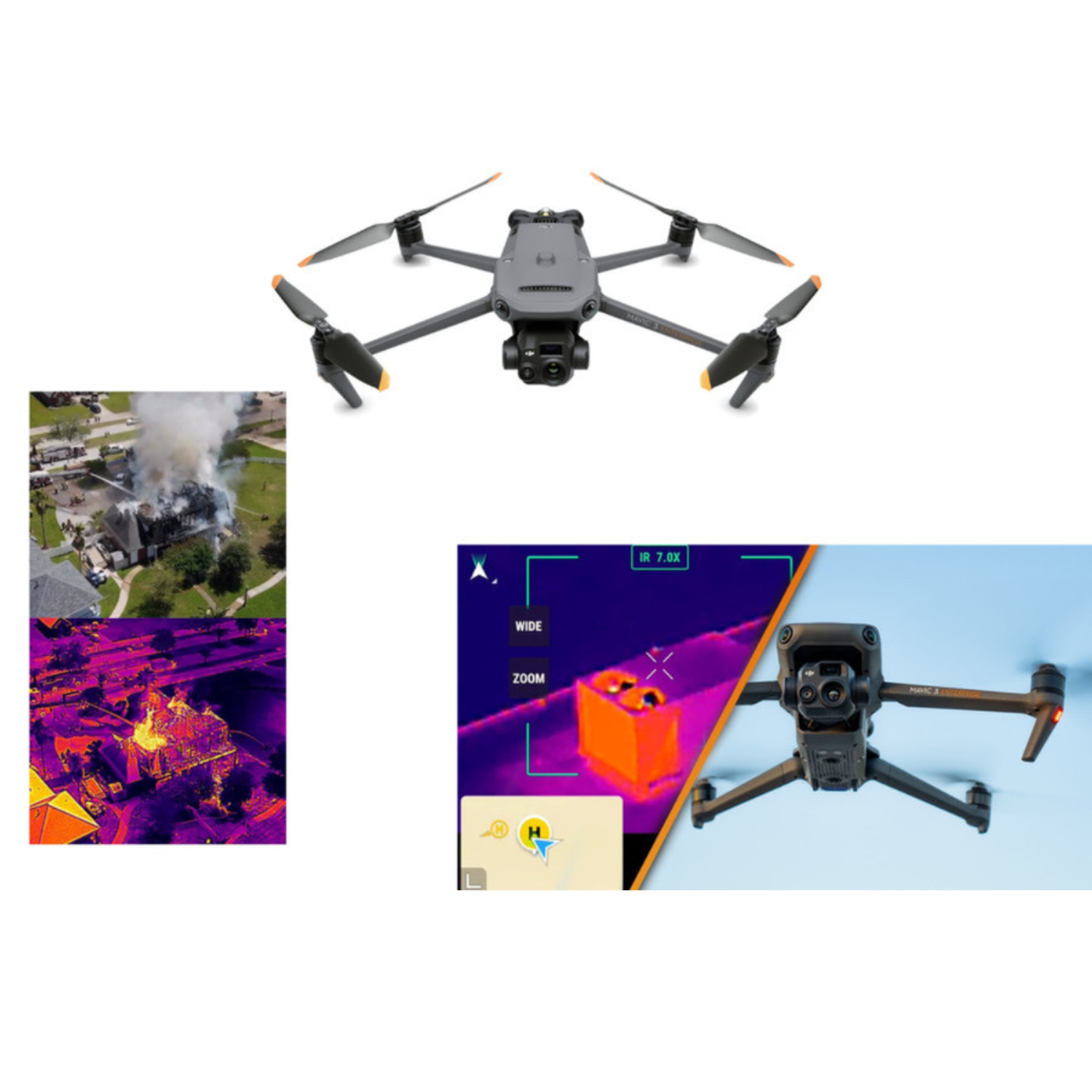 Drone DJI Mavic 3 Enterprise Thermal