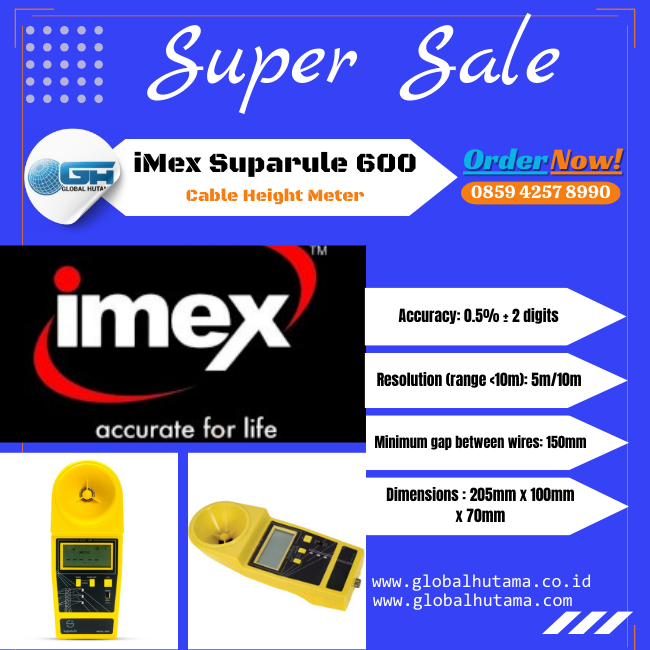 iMex Suparule 600 Cable Height Meter