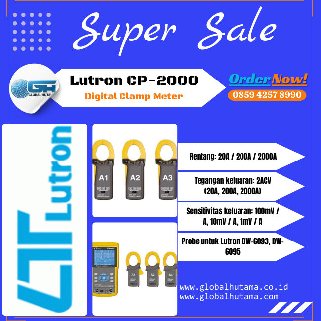 Digital Clamp Meter Lutron CP-2000
