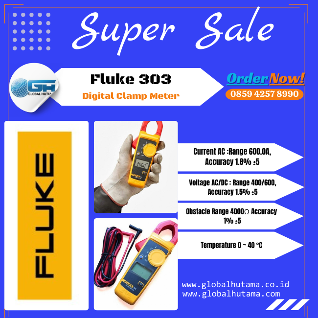 Digital Clamp Meter Fluke 303