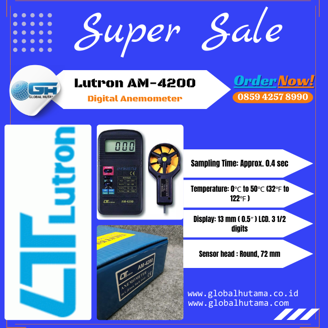 Lutron AM-4200 Anemometer Digital