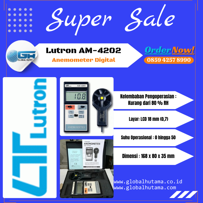 Lutron AM-4202 Anemometer Digital