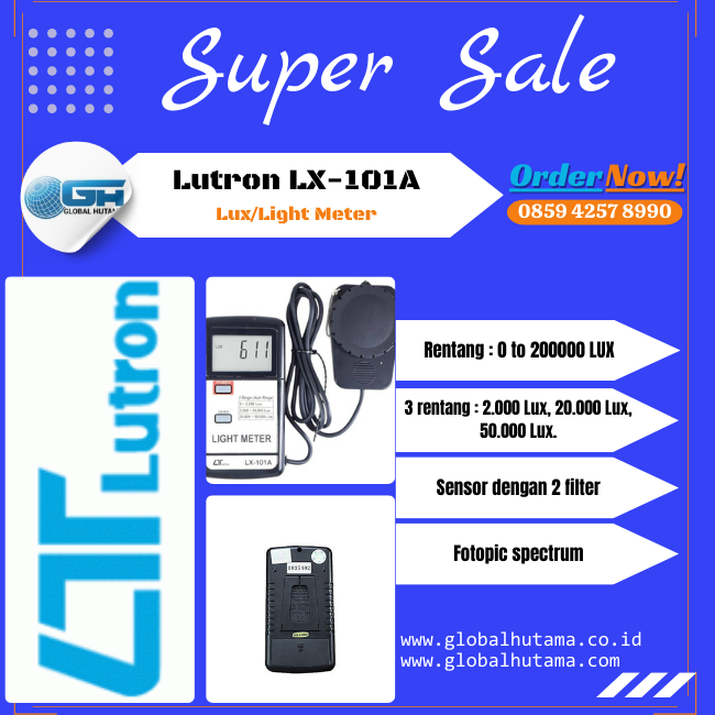 Lutron LX-101A Lux/Light Meter
