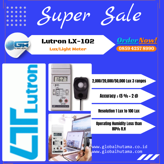 Lutron LX-102 Lux/Light Meter