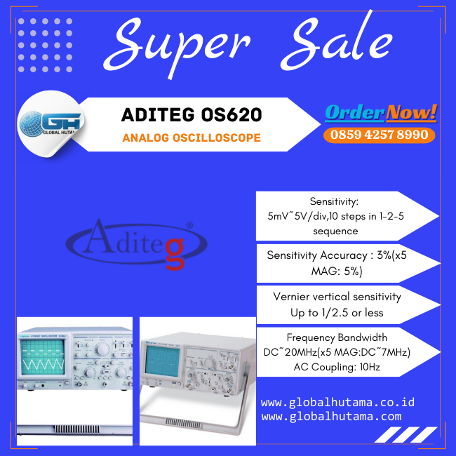 Aditeg OS620 Analog Oscilloscope
