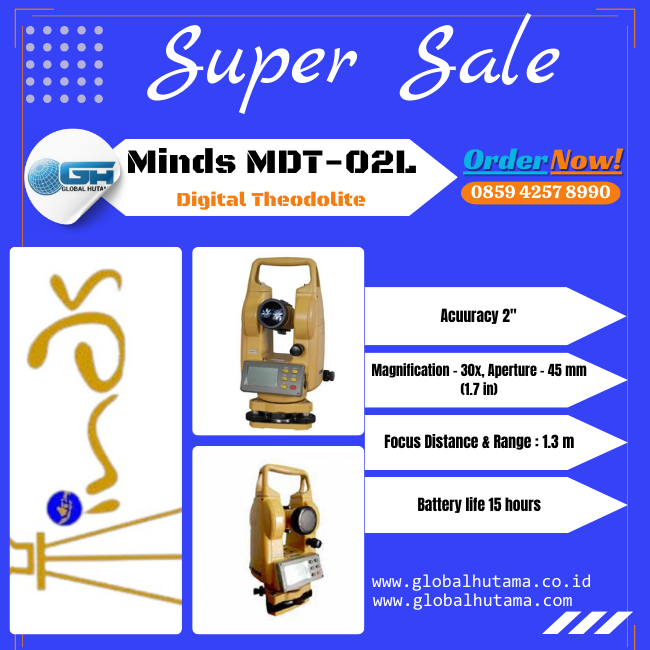 Digital Theodolite Minds MDT-02L