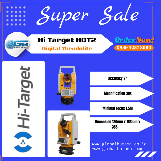 Hi Target HDT2 Digital Theodolite
