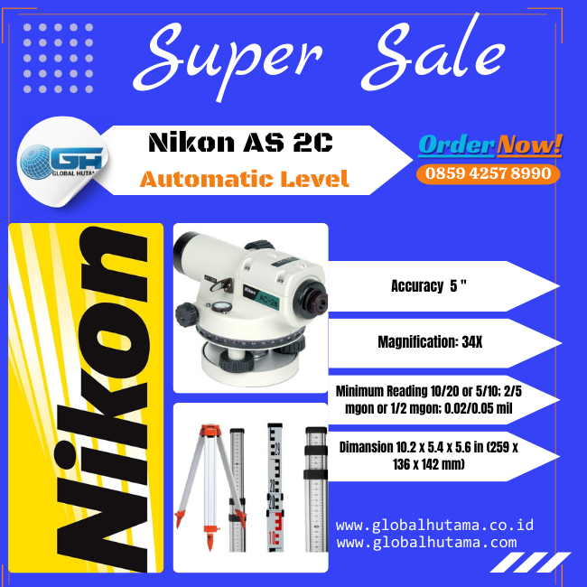 Nikon AS 2C Automatic Level