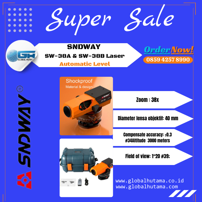 SNDWAY SW-38A & SW-38B Laser Automatic Level